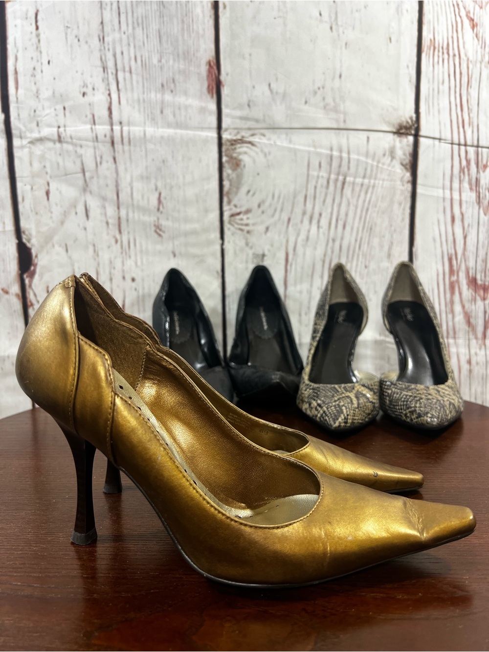 BCBGirls, Liz Claiborn, Mossimo, Delicious 4 Pairs Pointed Toe stiletto Pumps 6 - Picture 7 of 16